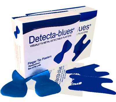 Metal Detectable blue plasters