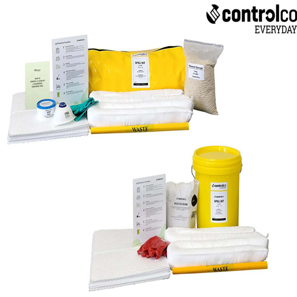 Controlco Everyday Spill Kit - Oil Only - 20L in Bag or Pail