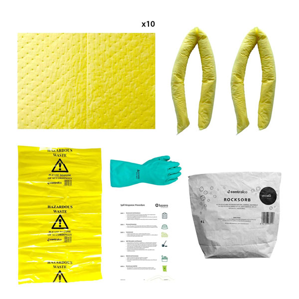 Controlco Everyday Chemical Spill Kit - 20L in Bag or Pail