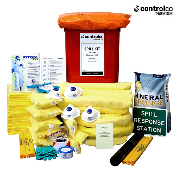 Controlco Premium Chemical Spill Kit - 200L