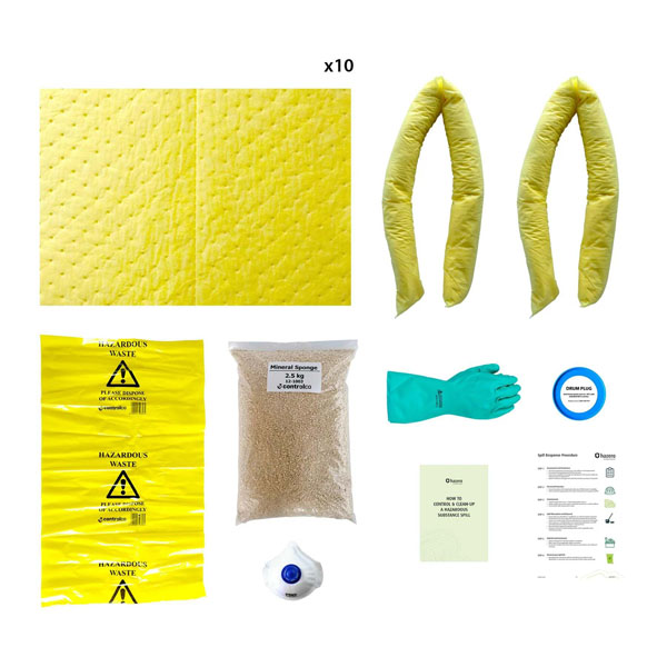Controlco Premium Spill Kit - Chemicals Only - 20L