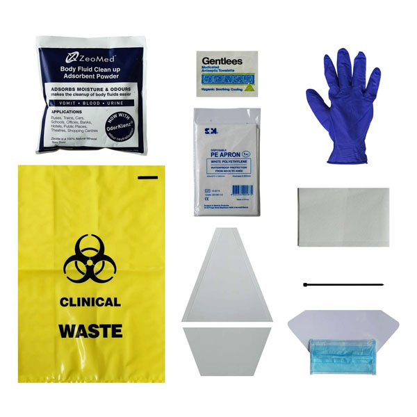 Body fluids spill kit enlarged image