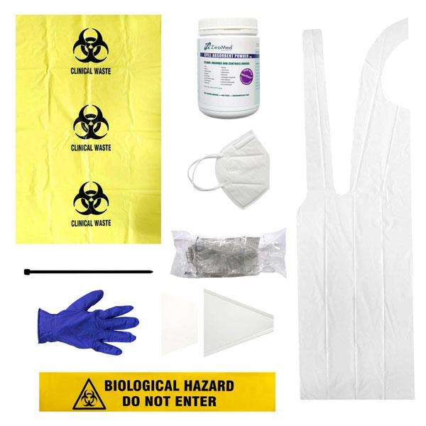 Laboratory spill kit enlarged image
