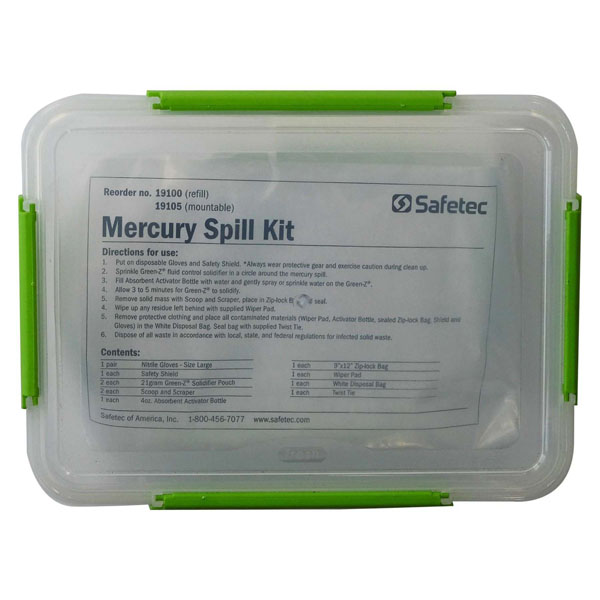 Mercury spill kit - 25ml
